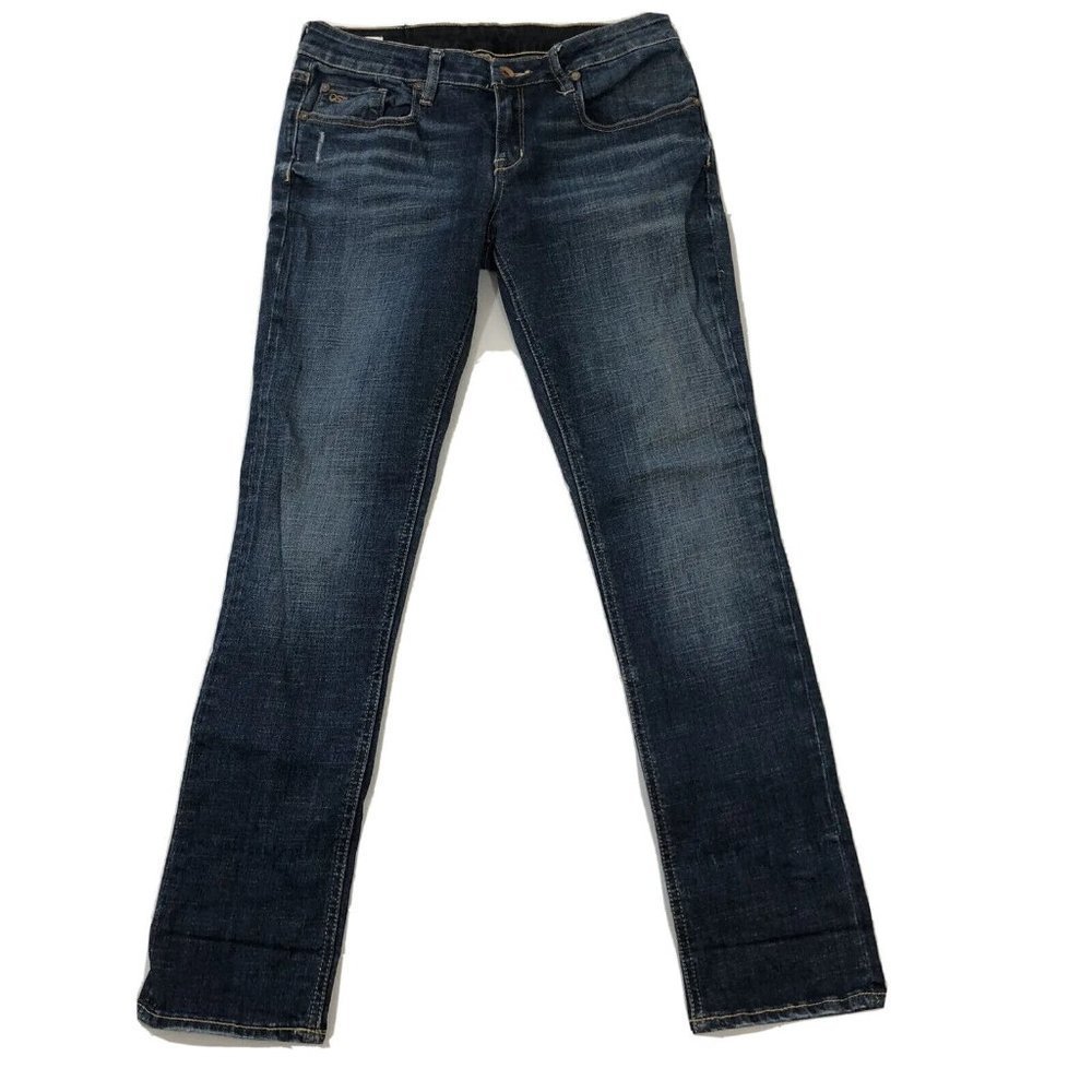 Quiksilver Jenas Women's 2/26 Blue Skinny Denim Pants Regular Fit Size 30x30 A*